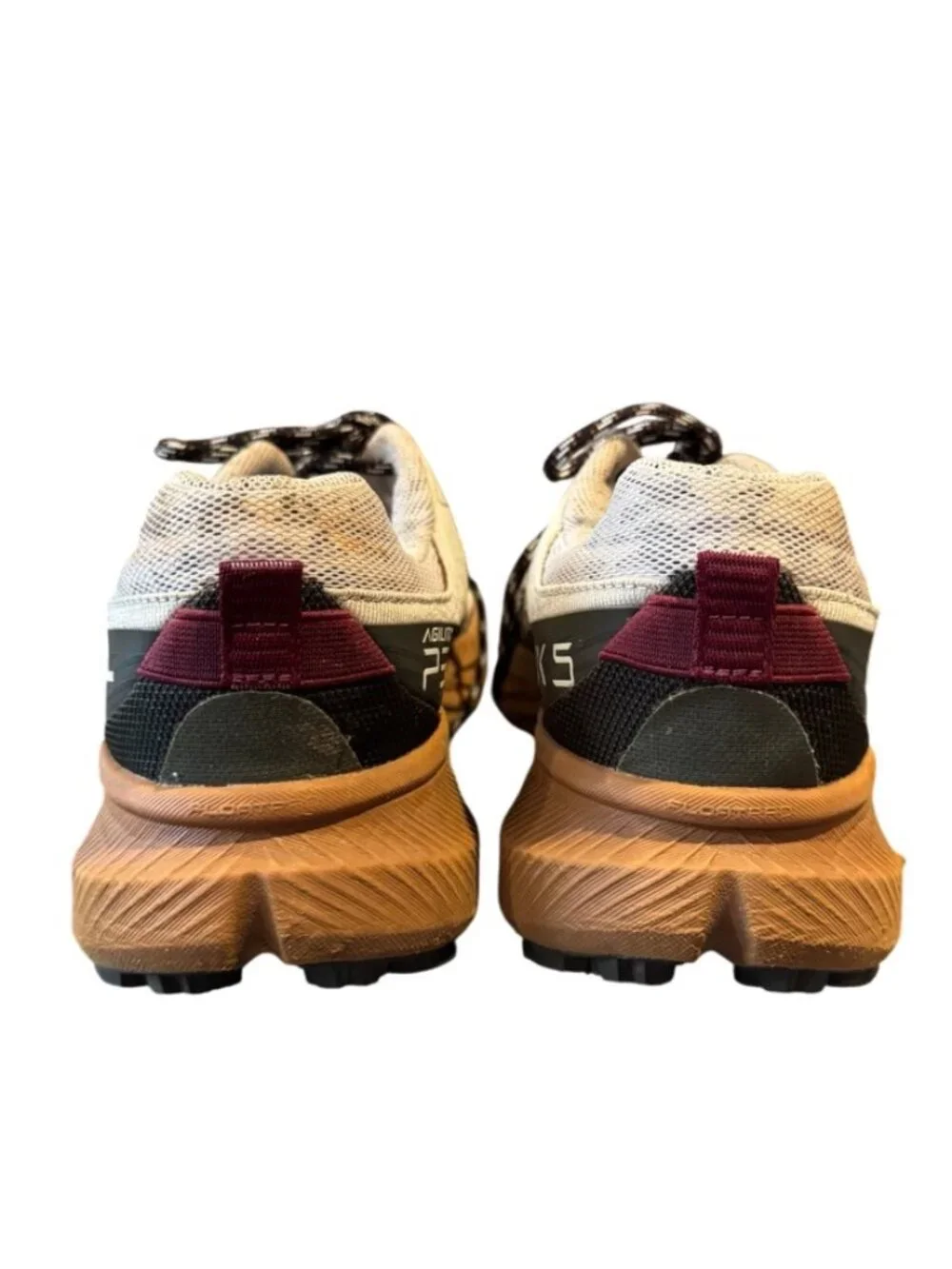 Merrell Agility Peak 5 Trail Shoes Men’s 12 Oyster Olive Vibram Megagrip EUC